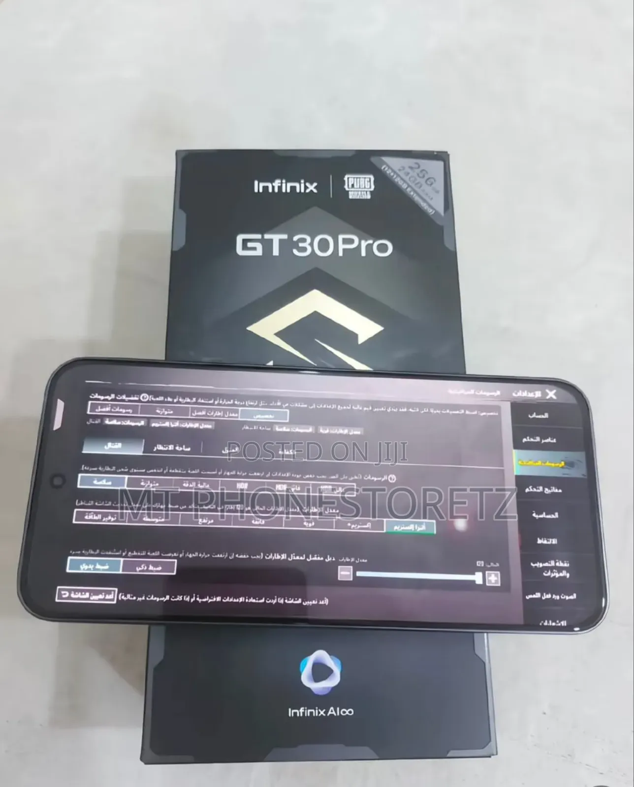 New Infinix GT 20 Pro 12 GB Black