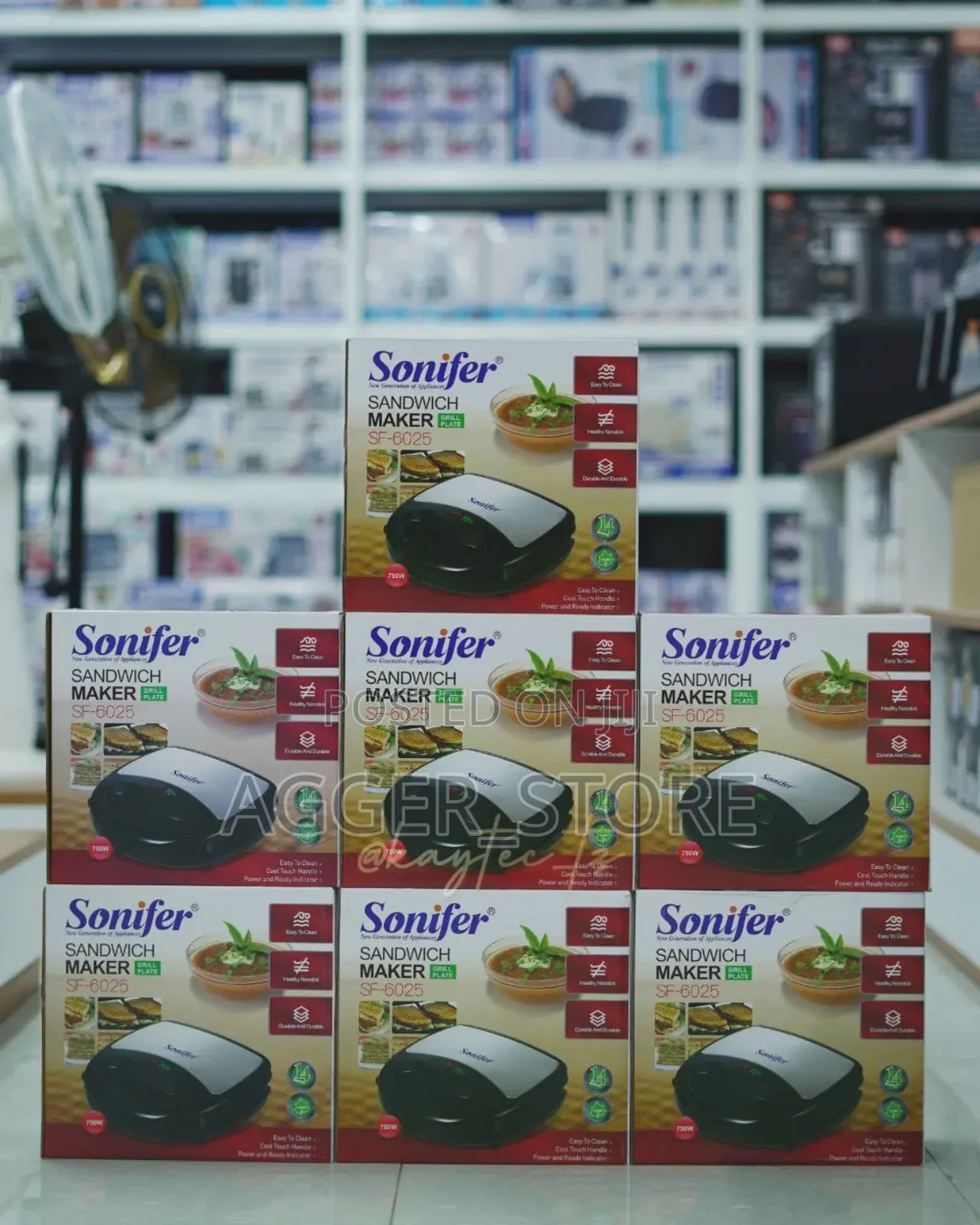 Sonifer Sf-6025 Sandwich Maker Original Brand New