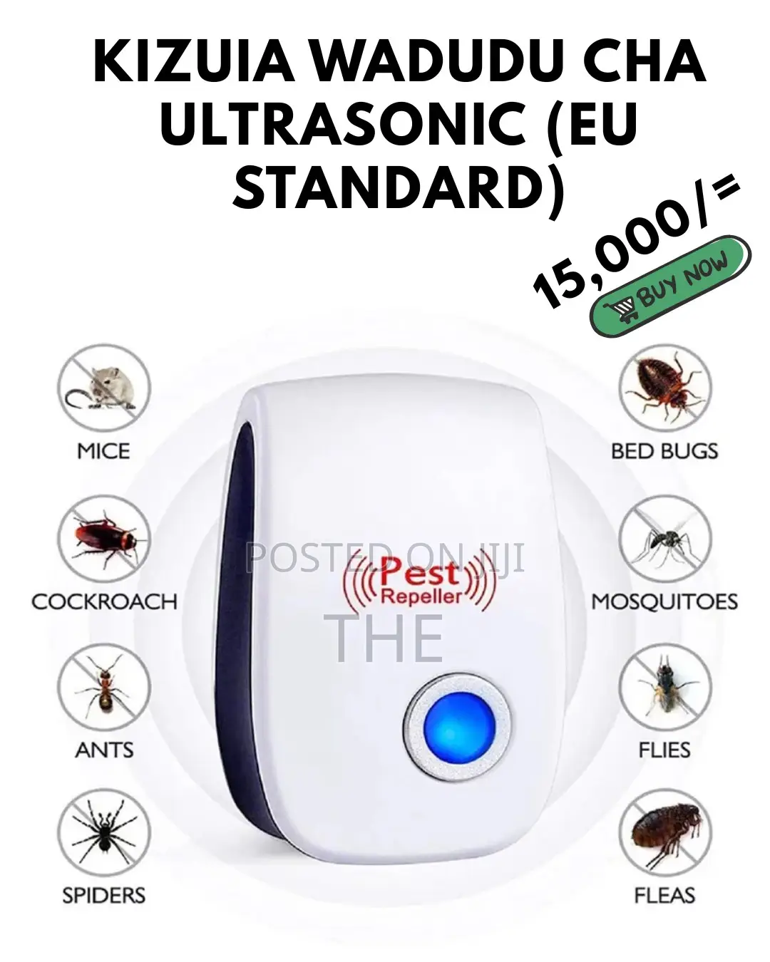 Kizuia Wadudu Cha Ultrasonic (Eu Standard)