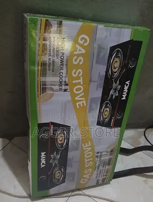 Manga Two Plate Gas Stove (Glass) New