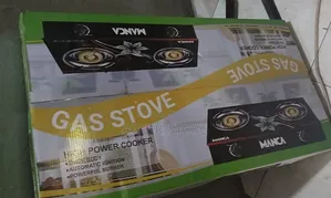 Manga Two Plate Gas Stove (Glass) New
