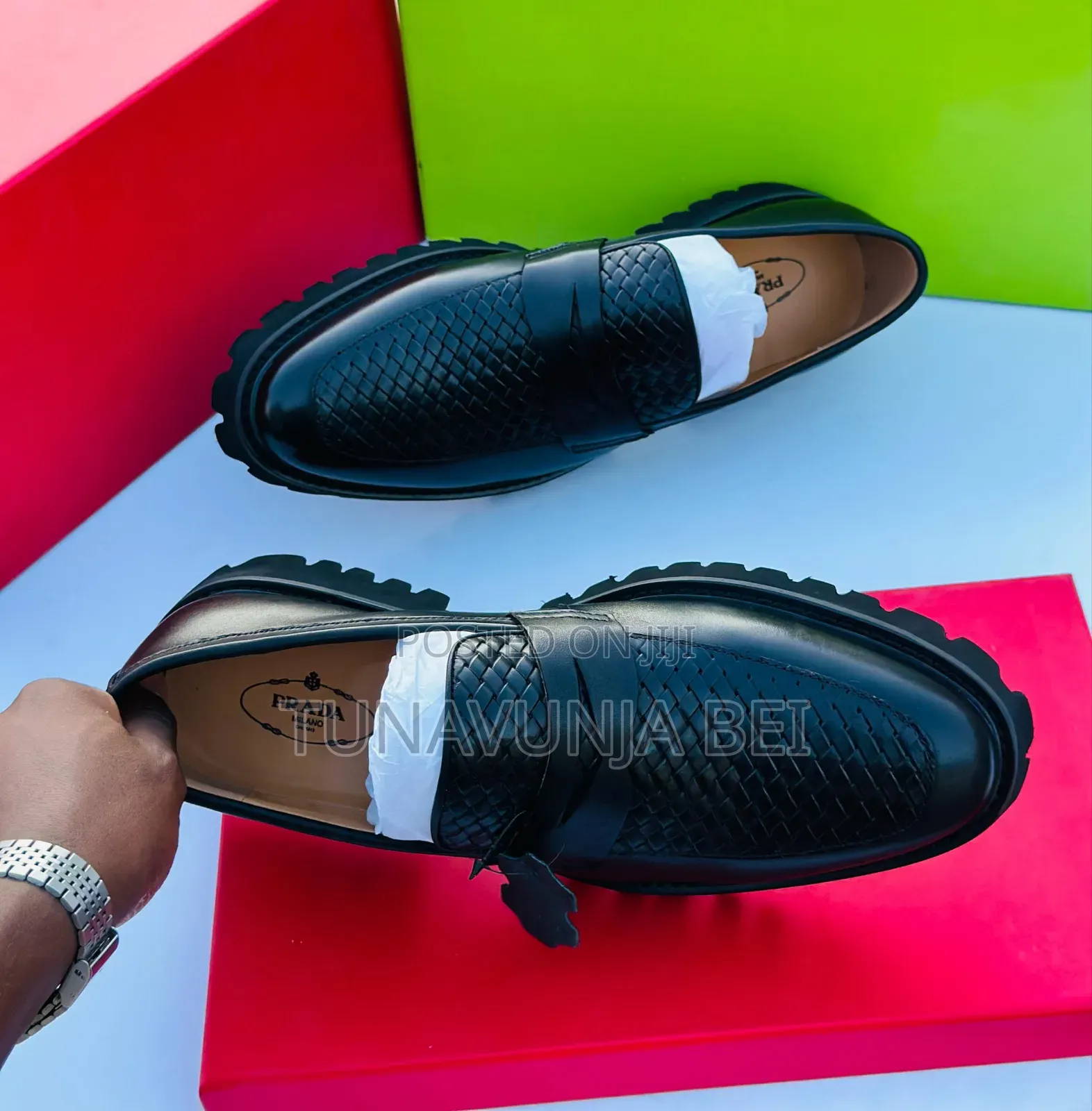 Prada Moccains / Leather Shoes 