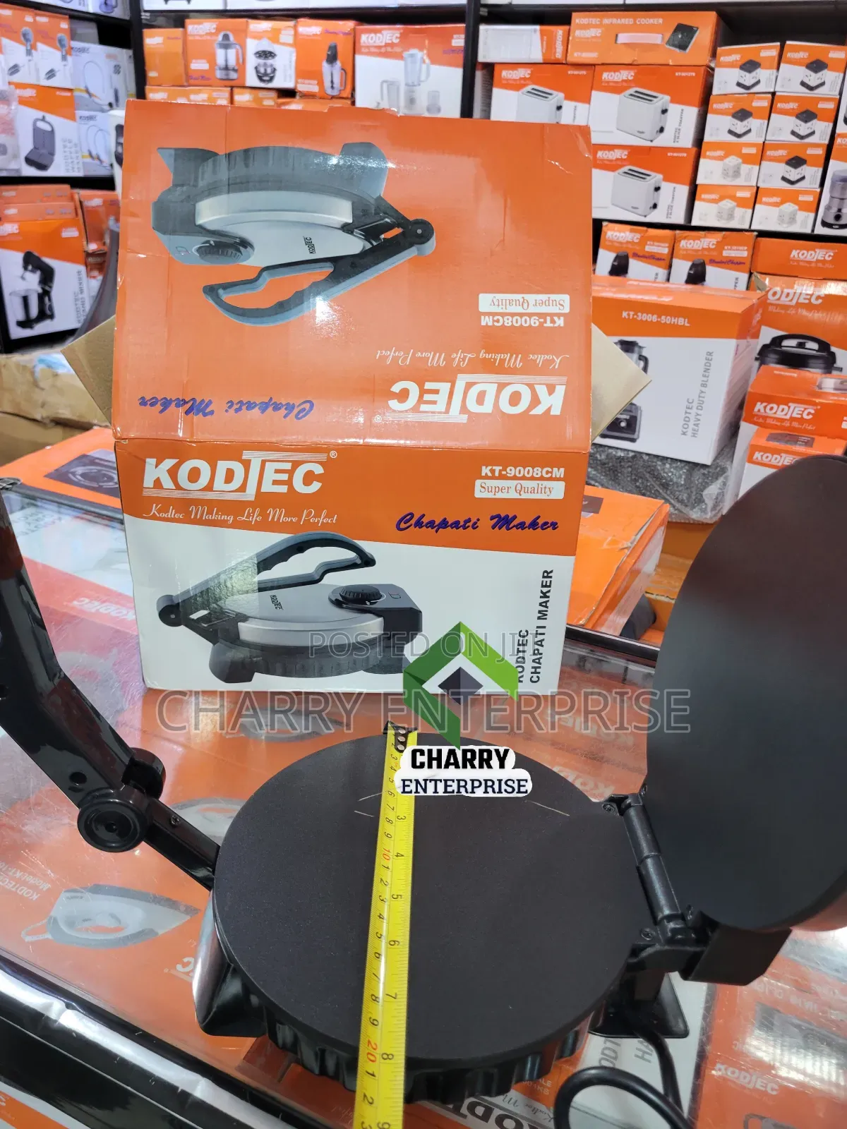 Non Stick Coating Kodtec Chapati Maker / Roti Maker Size:- 8inch