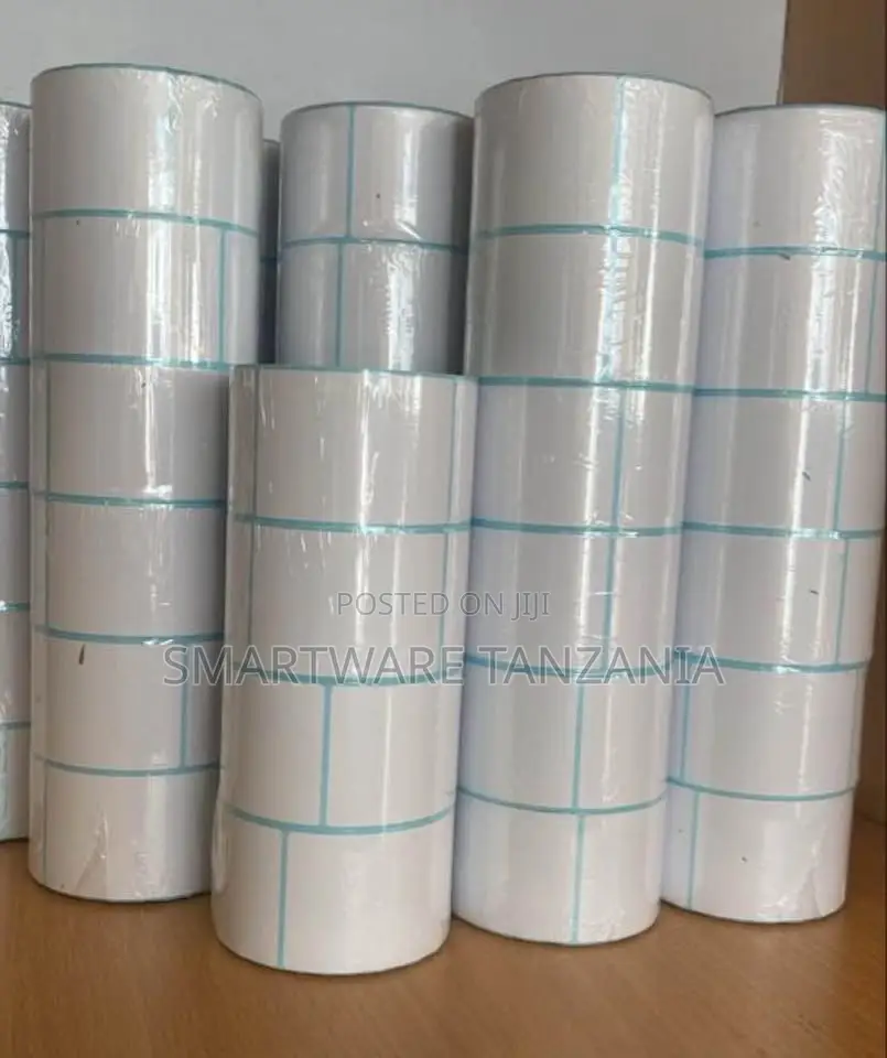 Labels Per Roll - White Self Adhesive Sticker for Printing Barcoding