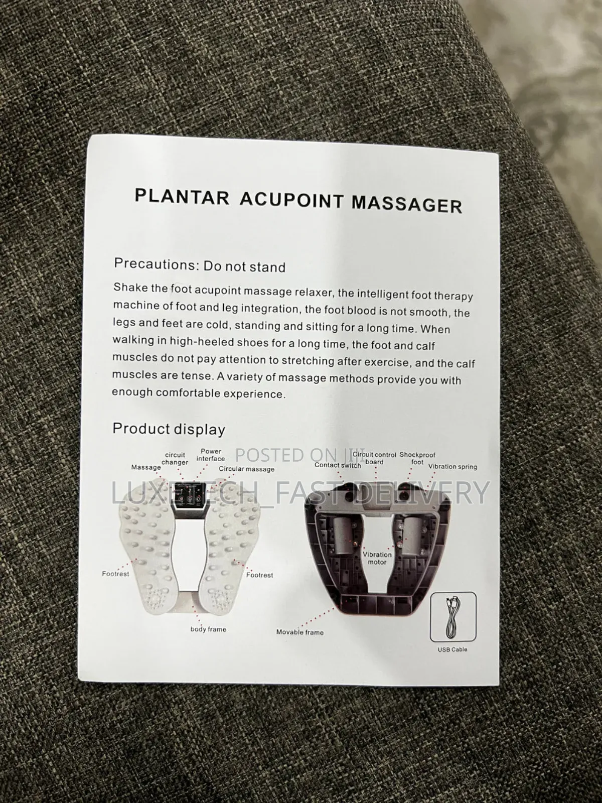 Intelligent Foot Muscle Stimulator/Massager