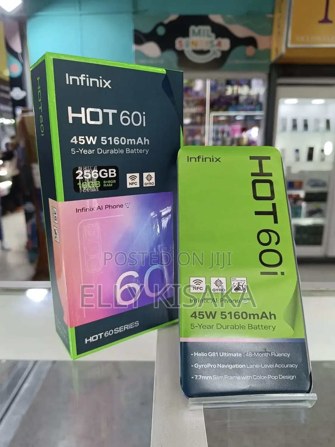 New Infinix Hot 60i 128 GB Blue