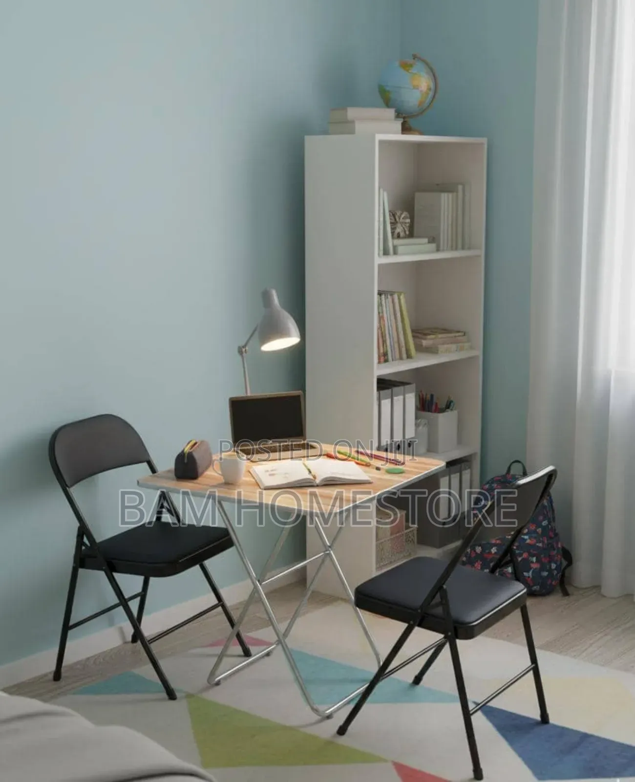 Foldable Table+ 2 Foldable Chairs