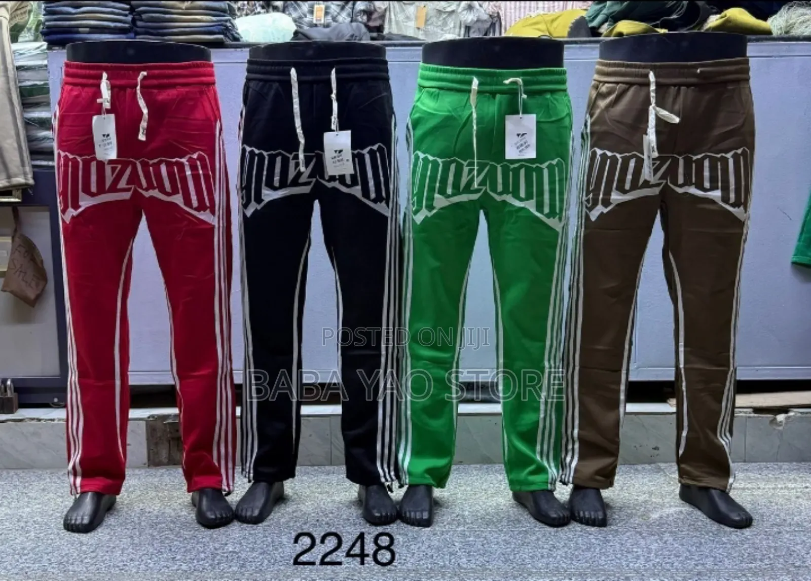 Stack Oversize Men's Wide Leg Pants Plus Size Baggy Trackpants Men