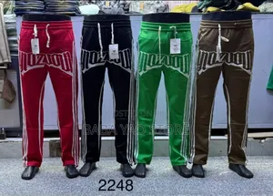 Stack Oversize Men's Wide Leg Pants Plus Size Baggy Trackpants Men