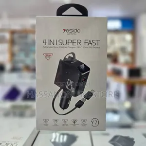 Yesido Y71 4-in-1 Super Fast Car Charger