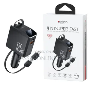 Yesido Y71 4-in-1 Super Fast Car Charger