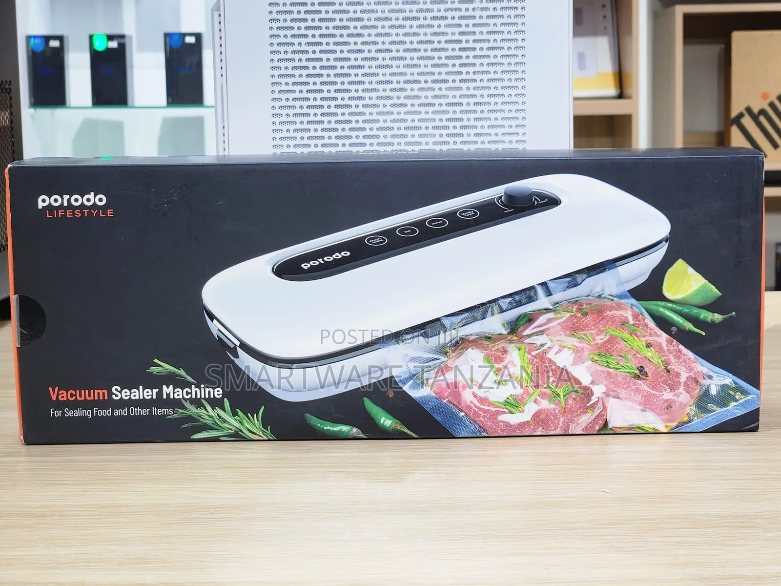 Porodo Vacuum Sealer Machine for Food Preservation