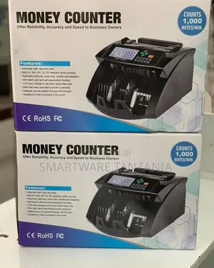 Money Counter Machine With Counterfeit Bill Detection - Led Display