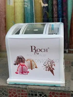 Roch Freezer Display Showcase Liter 218 Original Sliding Two Doors