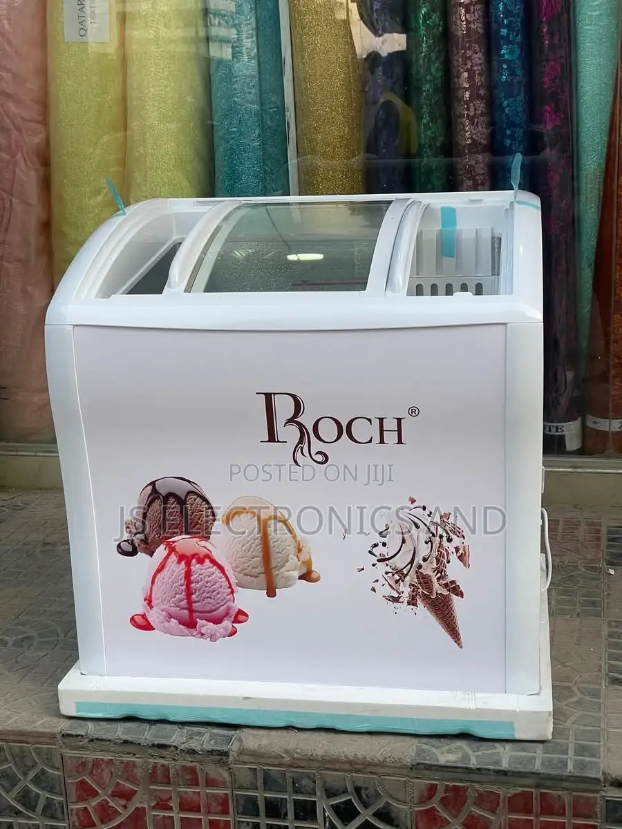 Roch Freezer Display Showcase Liter 218 Original Sliding Two Doors