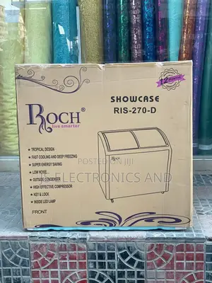 Roch Freezer Display Showcase Liter 218 Original Sliding Two Doors