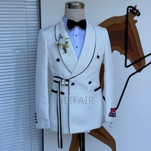 White Suit With Belt