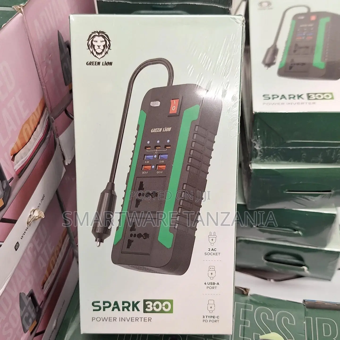 Green Lion Spark 300 Power Inverter, Convert Dc Power To Ac