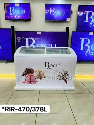Roch Freezer Display Showcase 378l Sliding Doors Glass (Free Delivery)