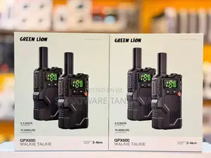 Green Lion Gpx600 Walkie Talkie, 16 Channels 2500mah Battery