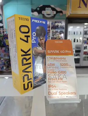 New Tecno Spark 40 Pro 256 GB Silver