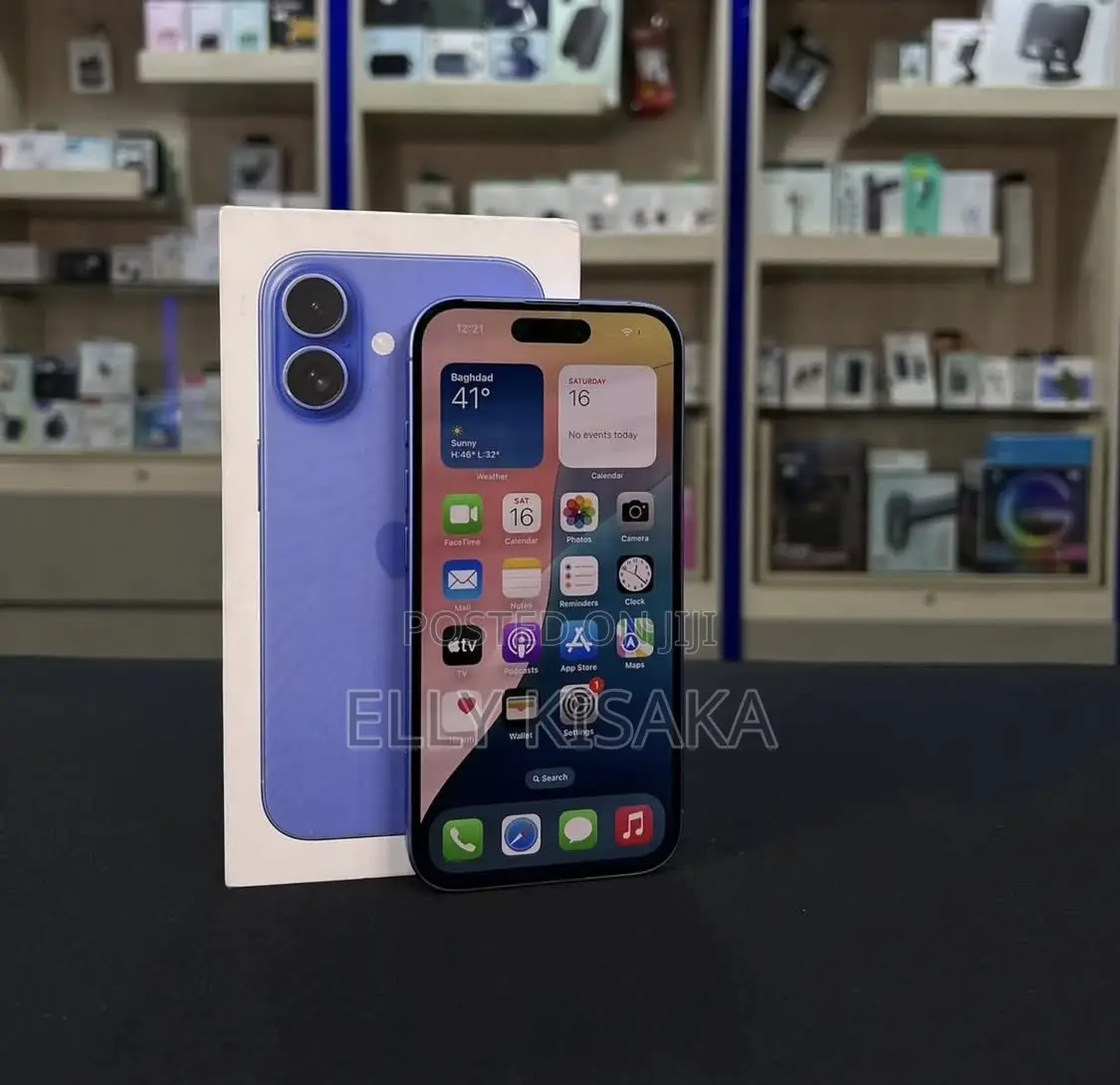 New Apple iPhone 16 128 GB Blue