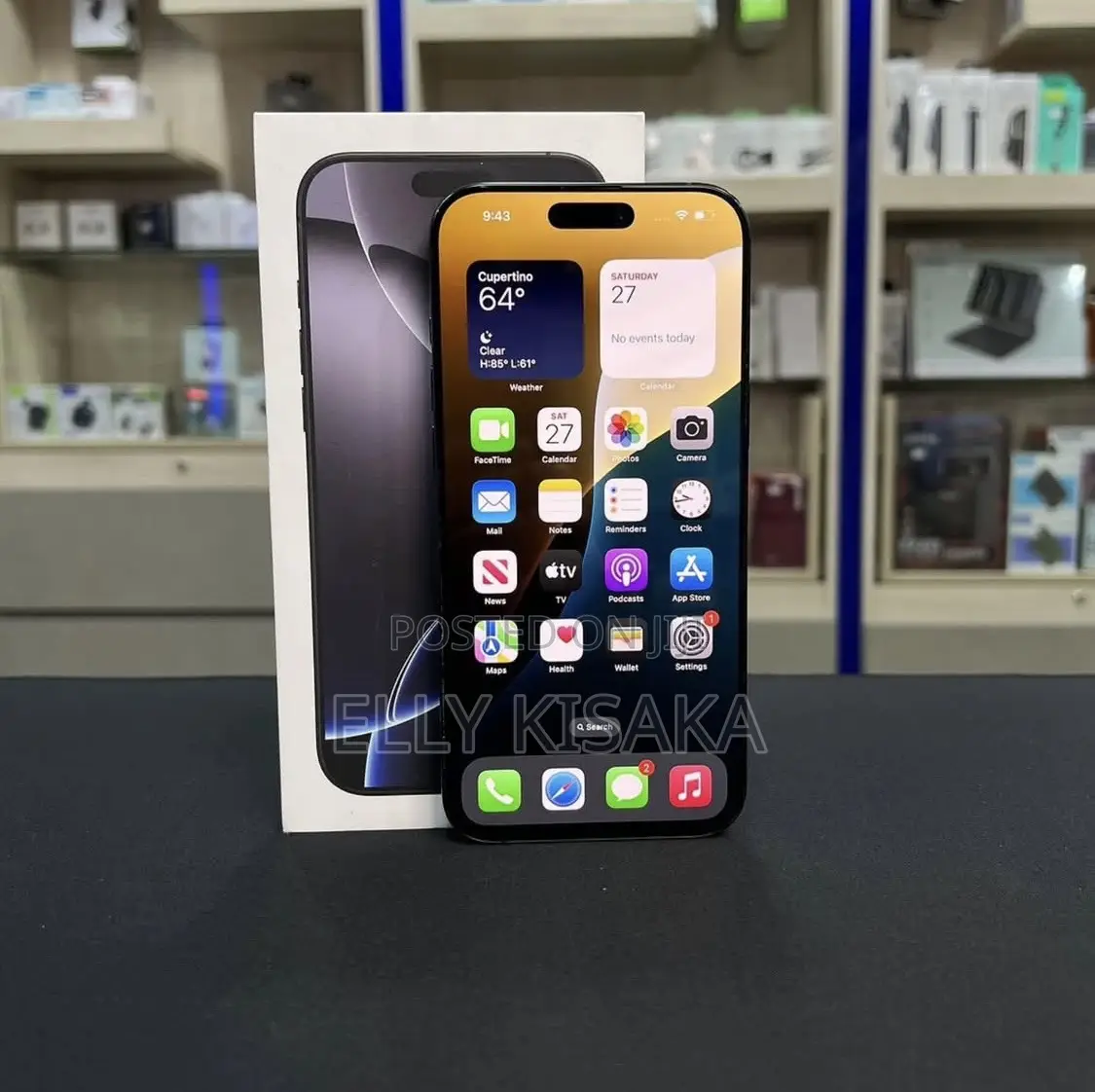New Apple iPhone 16 Pro Max 256 GB Black