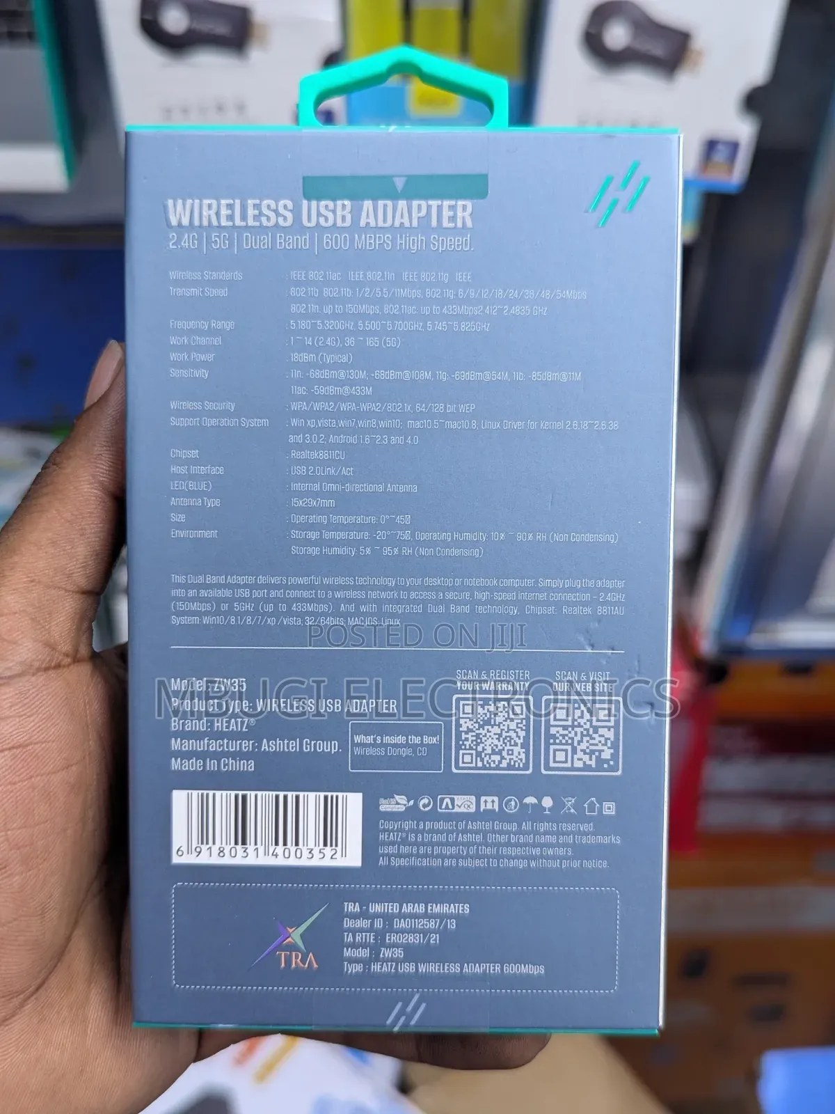 Bluetooth and Wifi(5g) Dongle