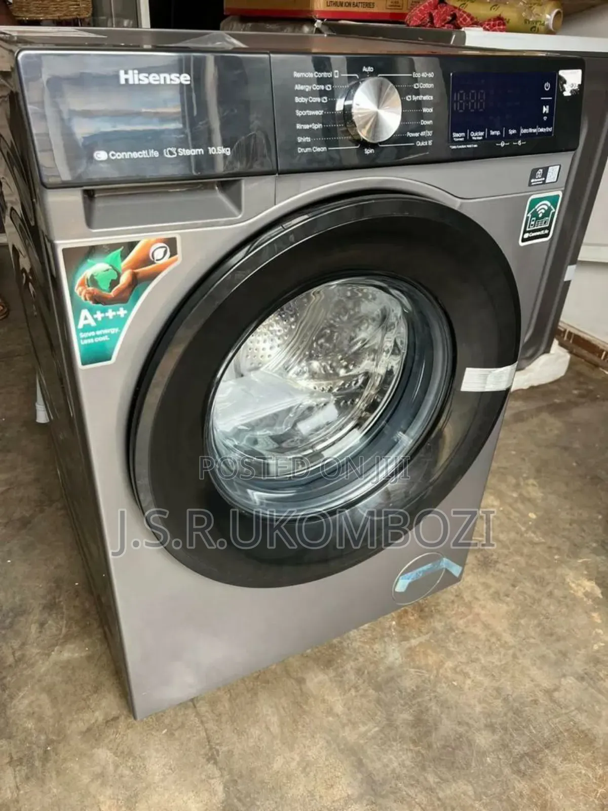 *Hisense Washing Mashine Front Load 10kg