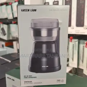 Green Lion Vintage Electric Grinder With Stainless Steel Blades