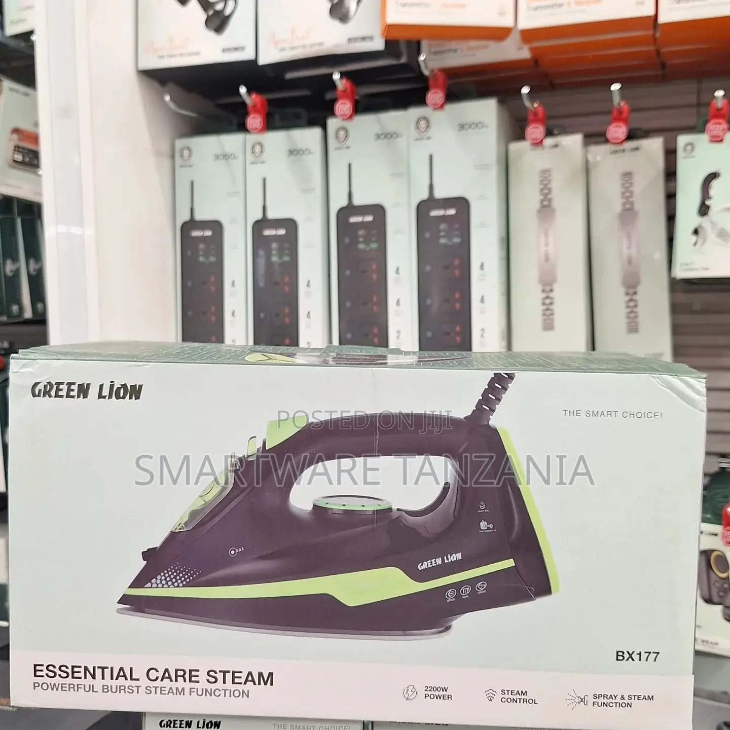 Green Lion Essential Care Steam Iron With Abs PBT Material, 470ml