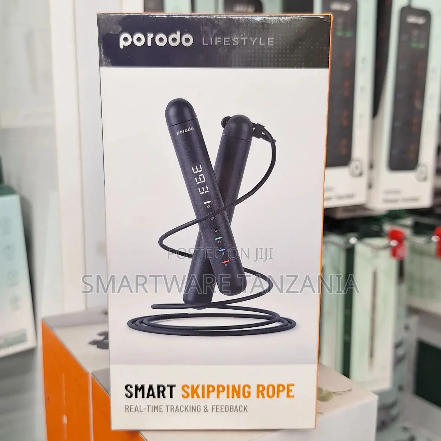 Porodo Lifestyle Smart Skipping Rope Real-Time Tracking and Feedback
