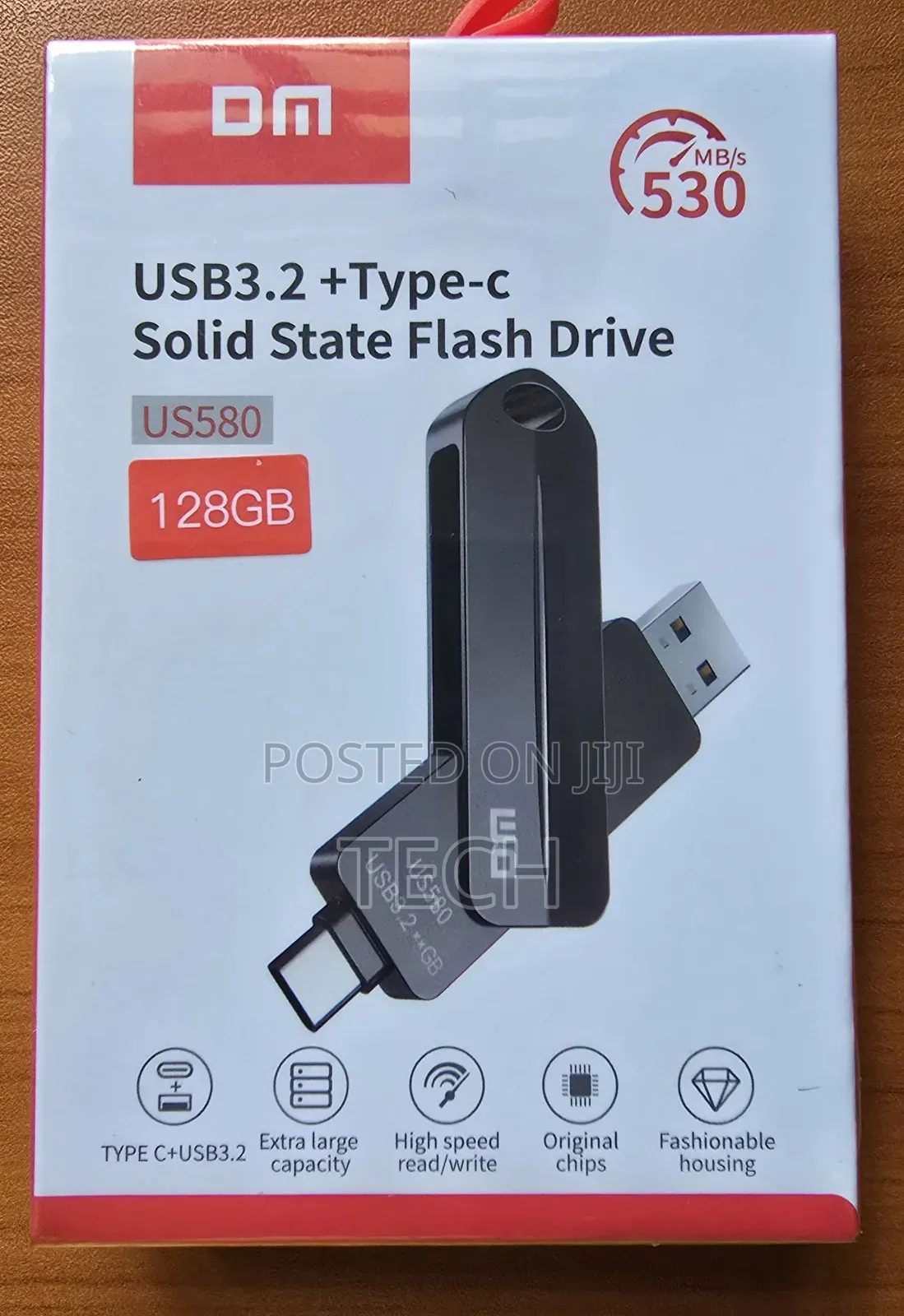Solid State Dual-Interface Flash Drive 128gb