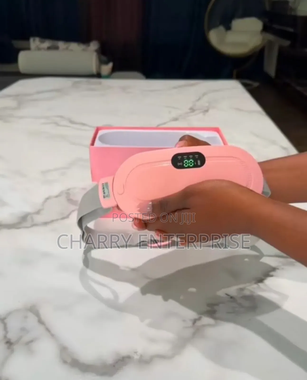 Menstrual Heating Pad Belt Massager Kifa Cha Joto Kwa Maumivu Ya Hedhi