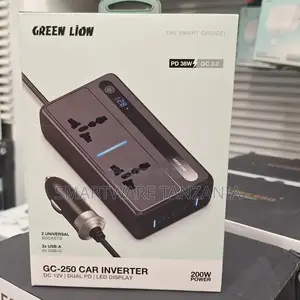 Green Lion Gc-250 Car Inverter Vehicle's 12v Dc Power to 220v Ac Power