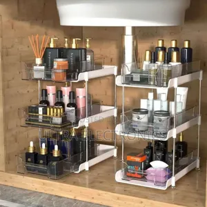 Classic Multi-Purpose/ Function Storage Rack With Pull-Out Drawers