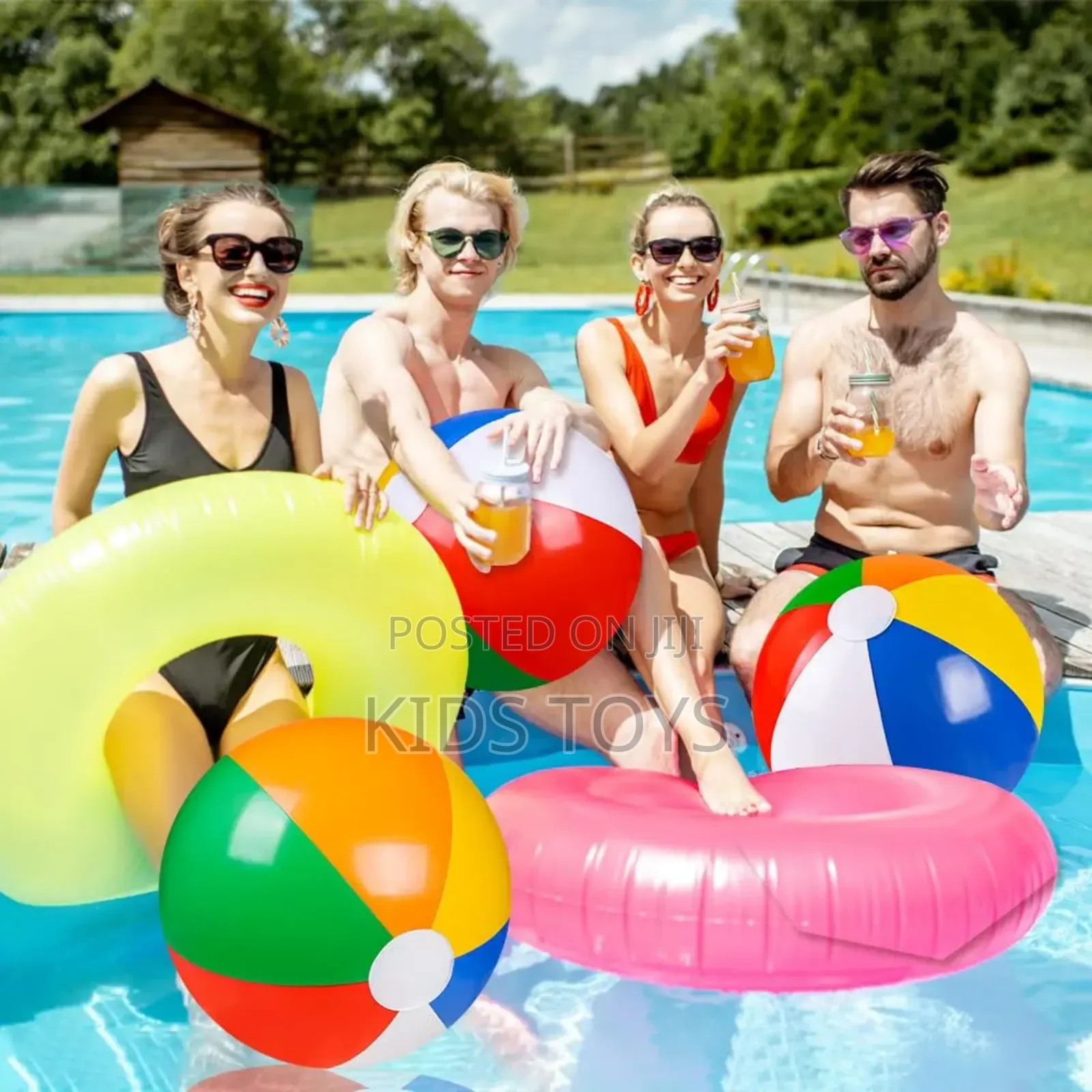 Beach Balls Zinapatikana Kwa 12 Pcs
