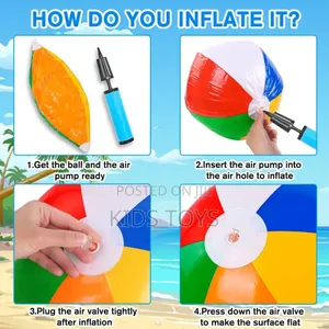 Beach Balls Zinapatikana Kwa 12 Pcs