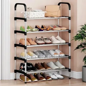 Free Standing Storage Layered Shoe Rack Organizer or Shoe Cabinet