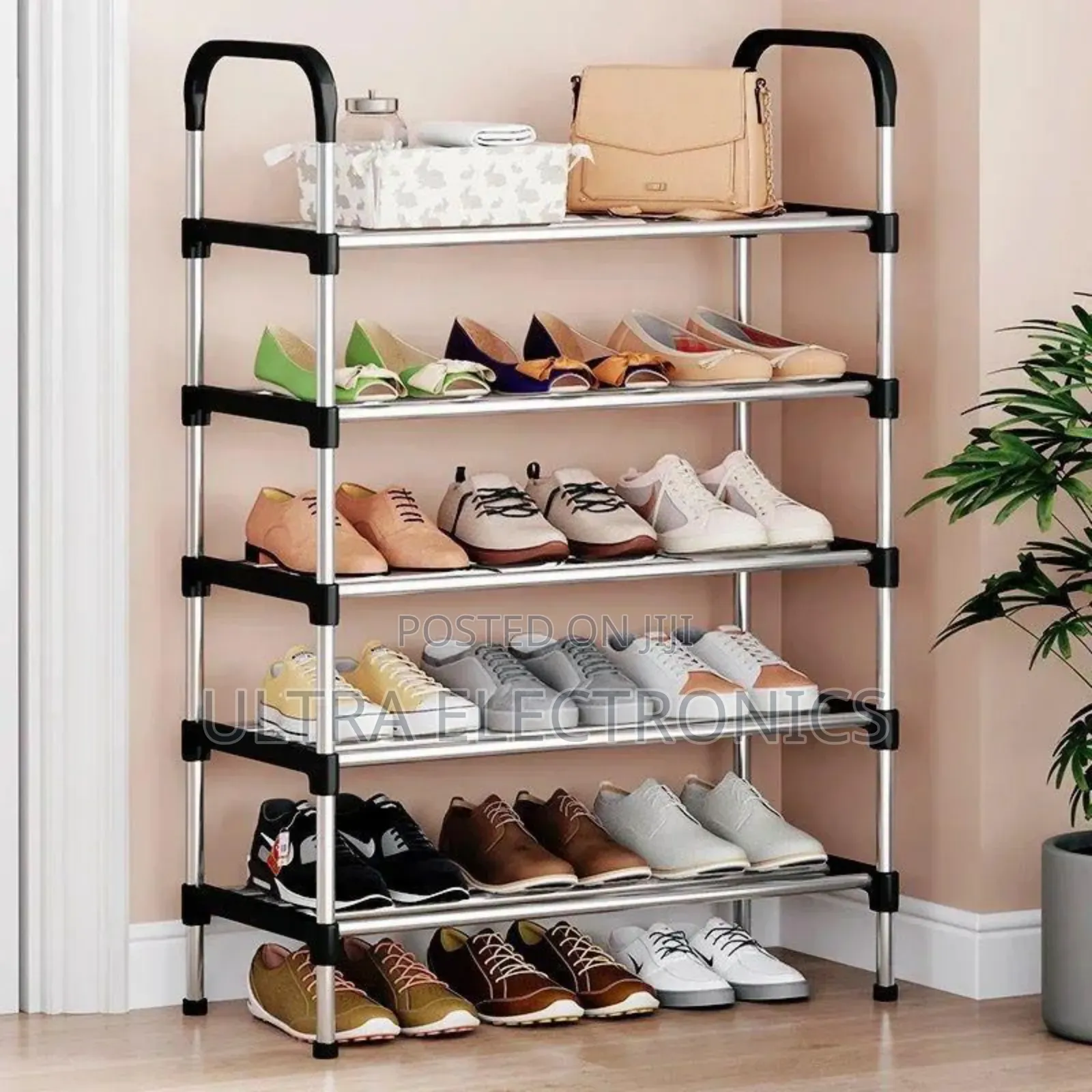 Free Standing Storage Layered Shoe Rack Organizer or Shoe Cabinet