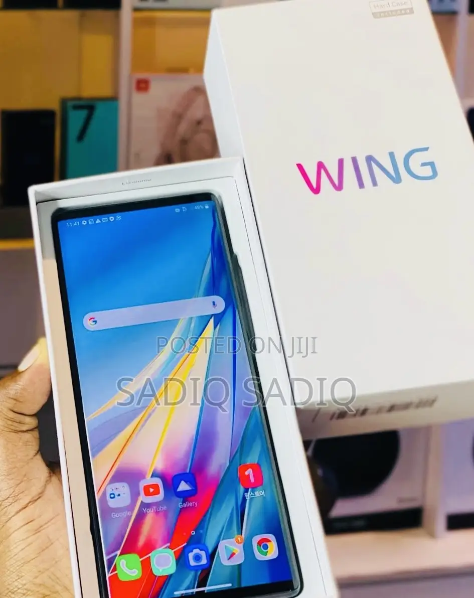 New LG Wing 5G 128 GB Black