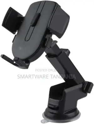 Jr-Ok3 Free Rotation Adjustable Length Car Phone Holder - Black