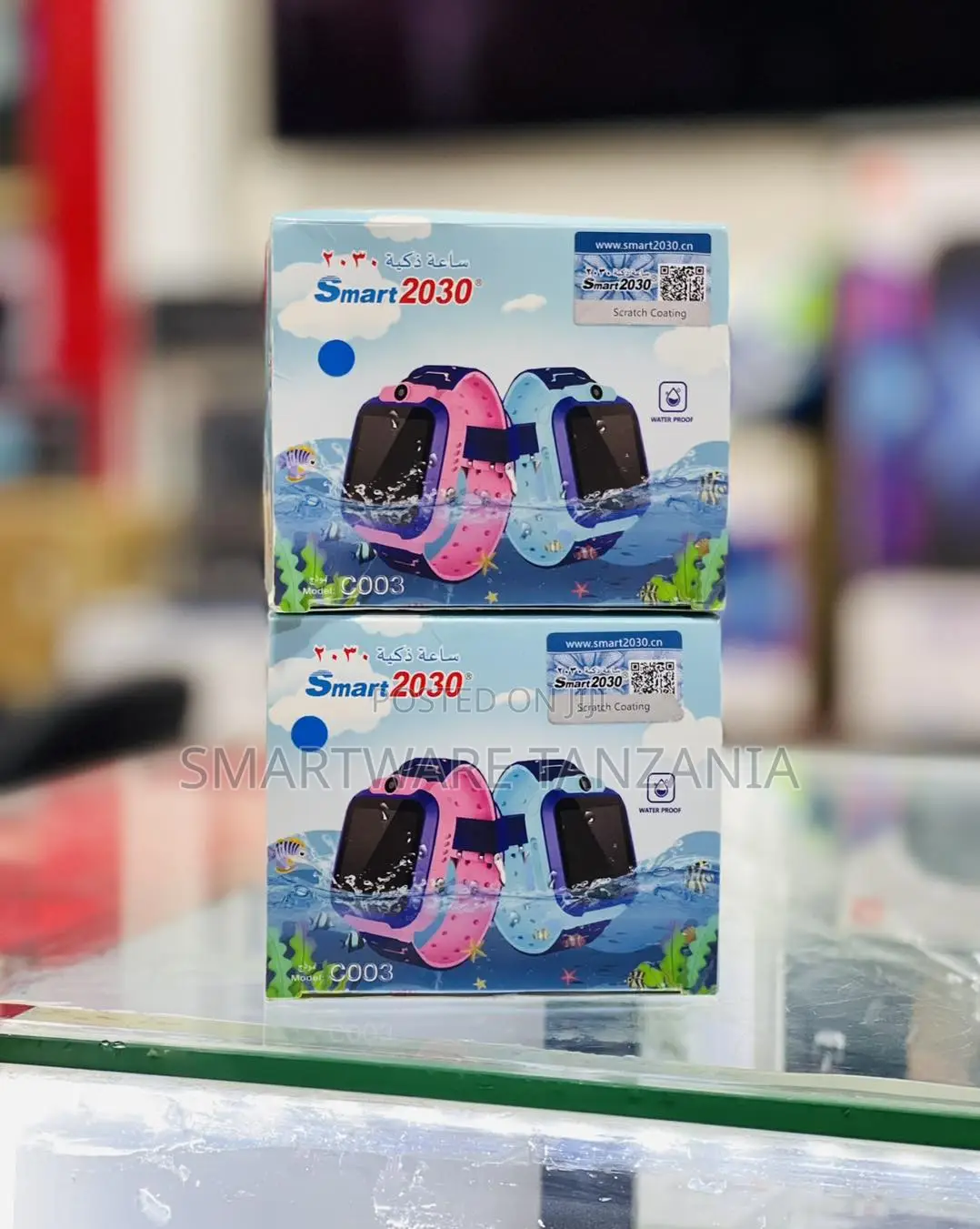 Smart 2030 Kids Waterproof Gps Watch | C003 Pink Blue