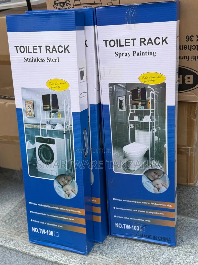 Toilet Storage Rack, 3-Tier Bathroom Storage Shelf, Bathroom Shelf