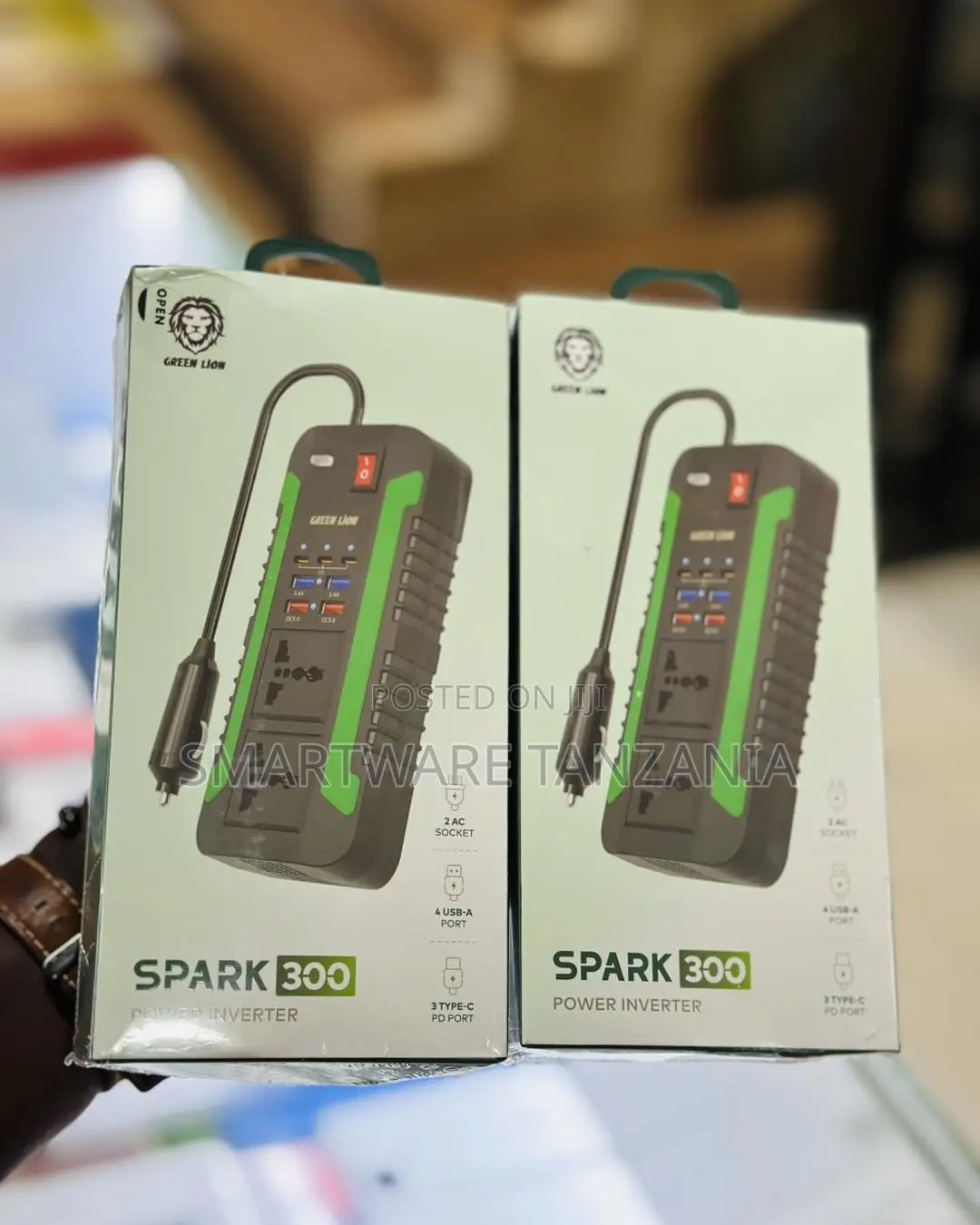 Portable Car Inverter 300w | Fast Charging With Usb-C Ac Outlets