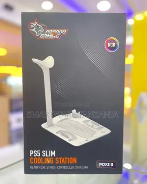 Ps5 Slim Cooling Station Stand With Dual Controller Charger