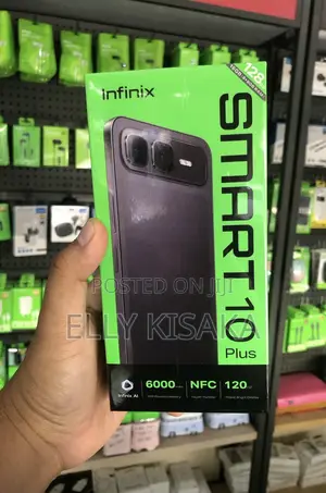 New Infinix Smart 10 Plus 128 GB Black