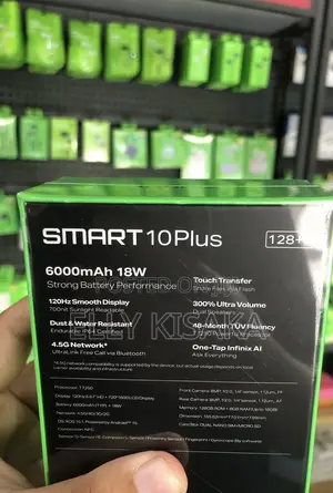 New Infinix Smart 10 Plus 128 GB Black