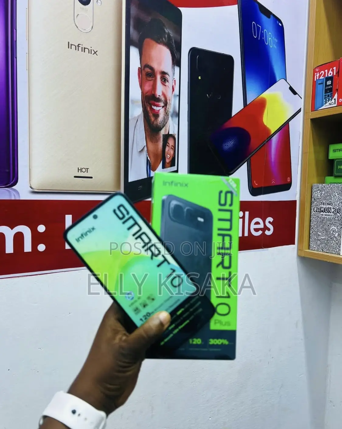 New Infinix Smart 10 Plus 128 GB Black