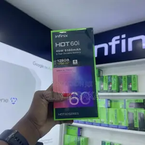 New Infinix Hot 60i 128 GB Black